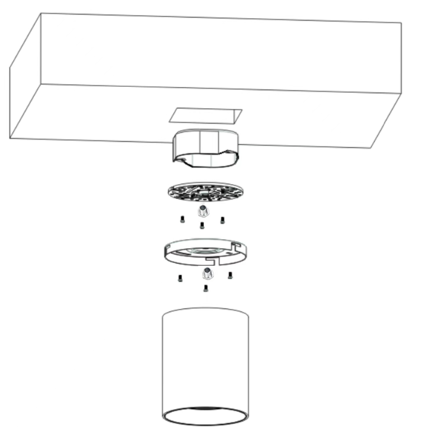 Universal Crossbar for Surface Mount Cylinder